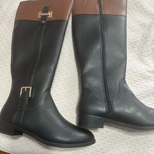 New Boots Black and Brown Riding Boots
